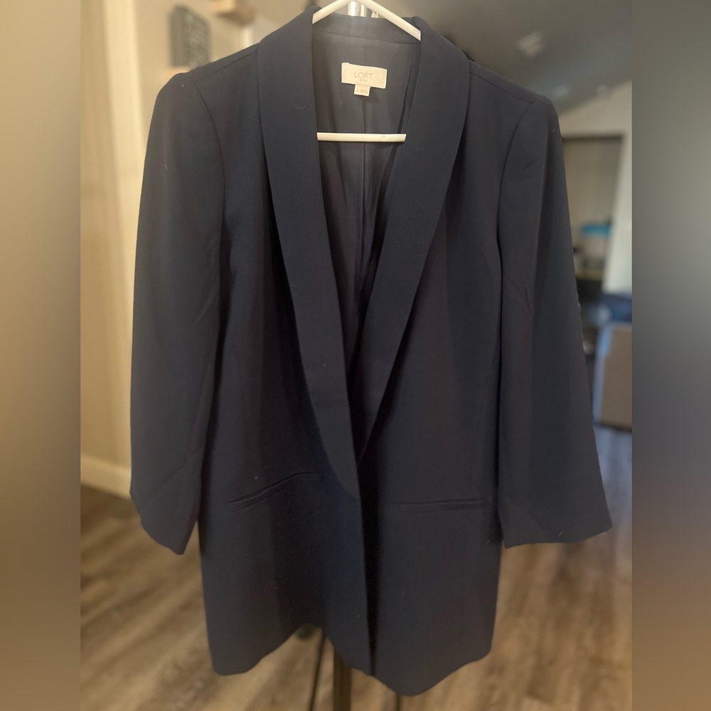 Long Navy Blazer